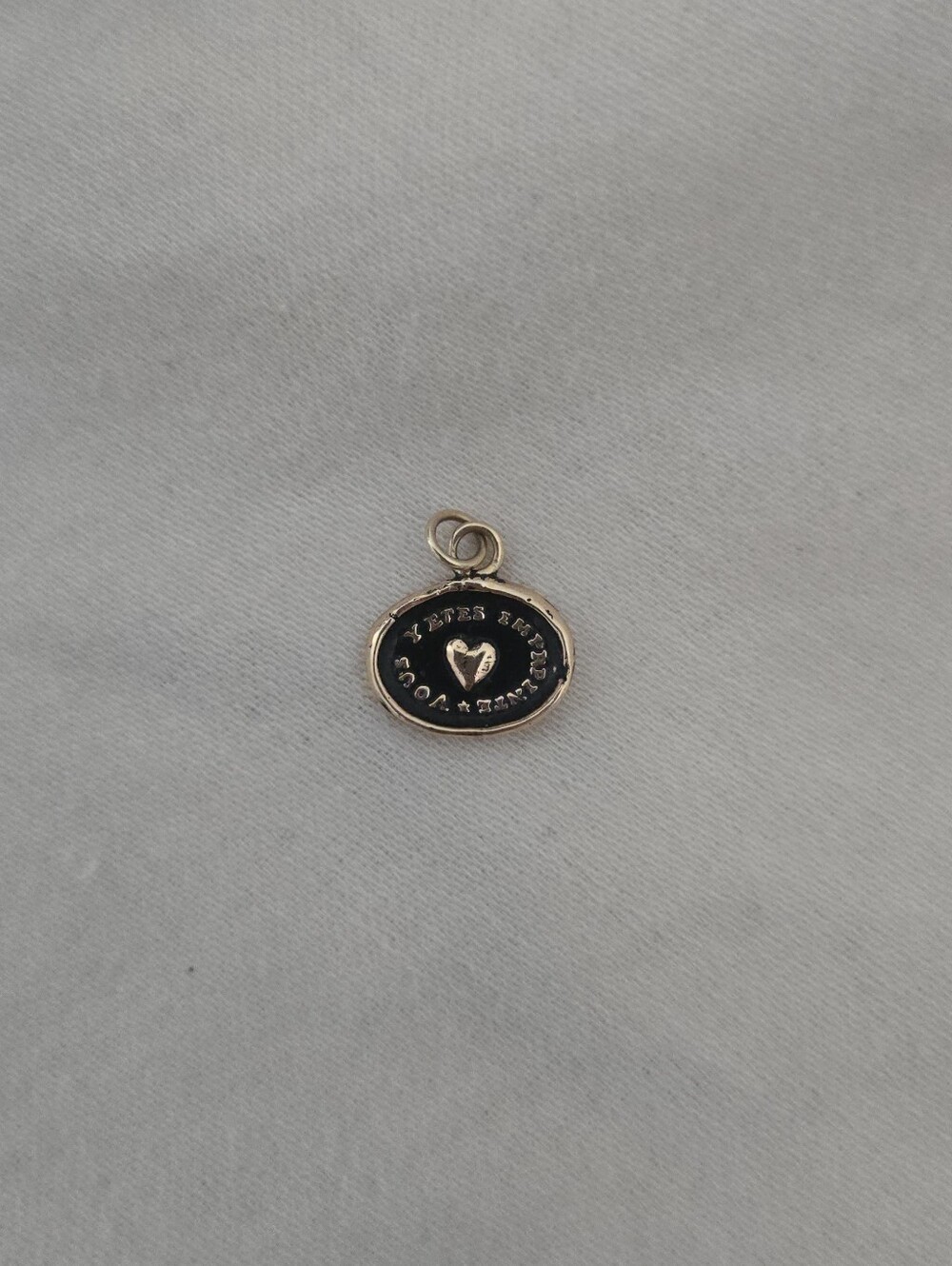 Pyrrha Solid Gold Heart Tailsman